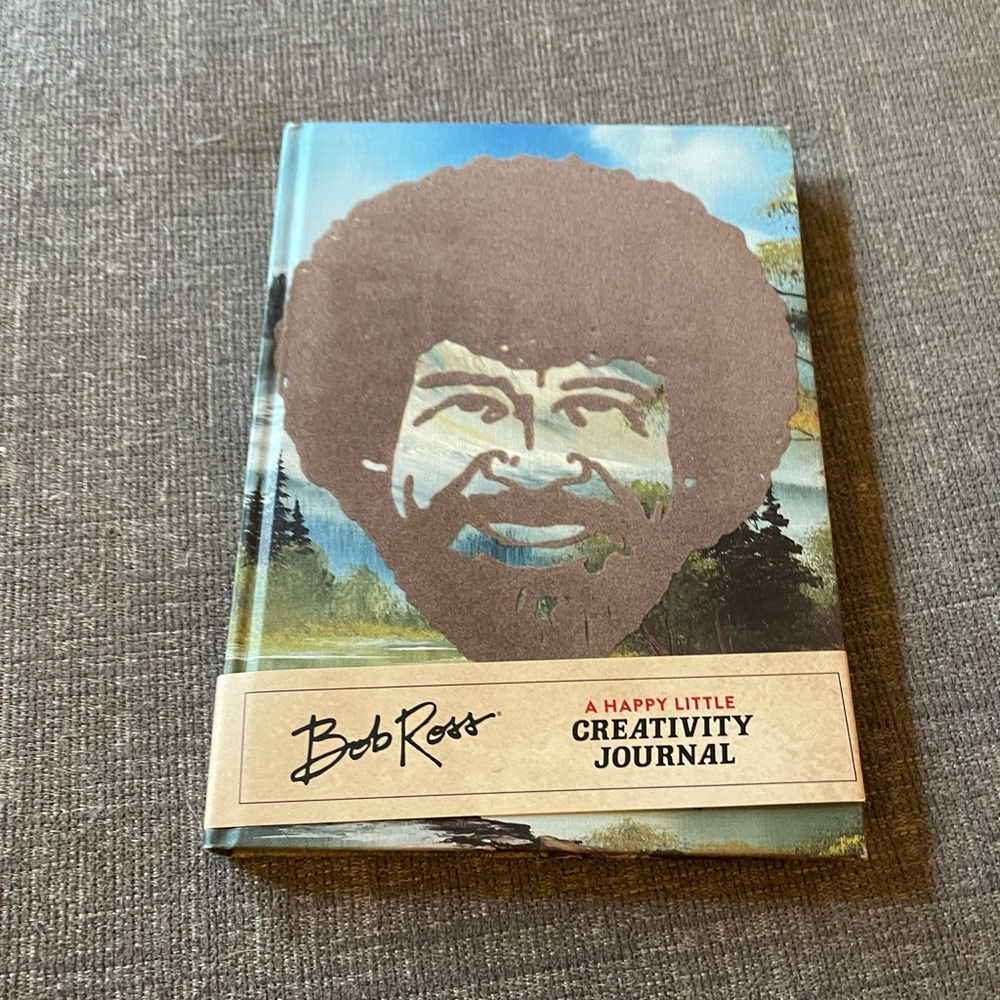 Bob Ross Blue Hardcover Office Journal
